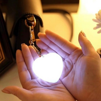 Touch-Type Lighting Backpack Heart-Shaped Night Light