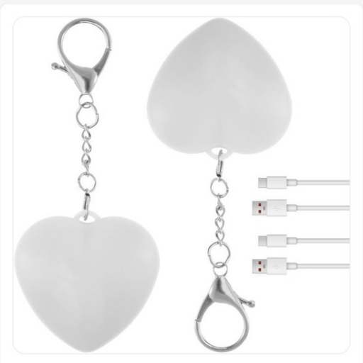 Touch-Type Lighting Backpack Heart-Shaped Night Light